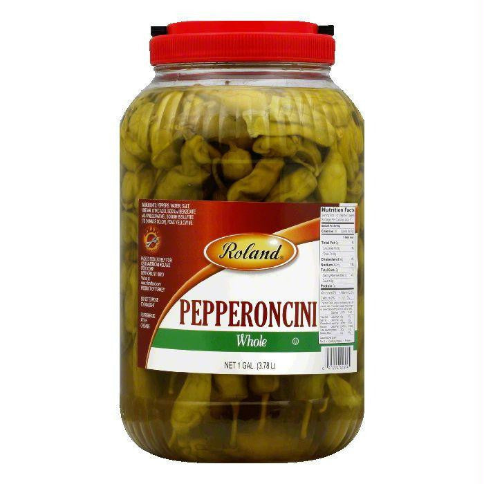 Roland Whole Pepperoncini, 128 Oz (Pack of 4)