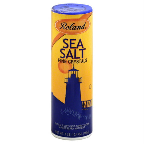 Roland Fine Crystals Sea Salt, 26 Oz (Pack of 12)