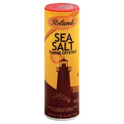 Roland Coarse Crystals Sea Salt, 26.5 Oz (Pack of 12)