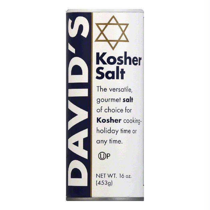 David's Kosher Salt Canister, 16 OZ (Pack of 12)