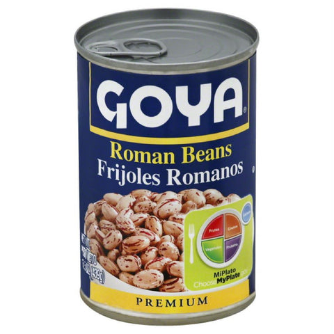 Goya Premium Roman Beans, 15.5 Oz (Pack of 24)