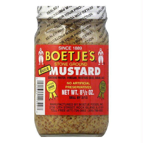 Boetje Dutch Mustard, 8.5 OZ (Pack of 12)