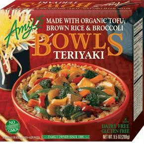 Amy's Teriyaki Bowl, 9.5 Oz (Pack of 12)