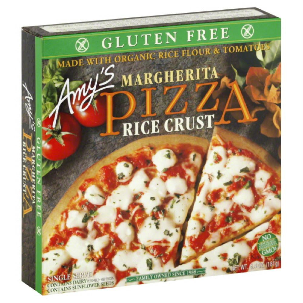 Amys Rice Crust Margherita Pizza, 6.4 Oz (Pack of 12)