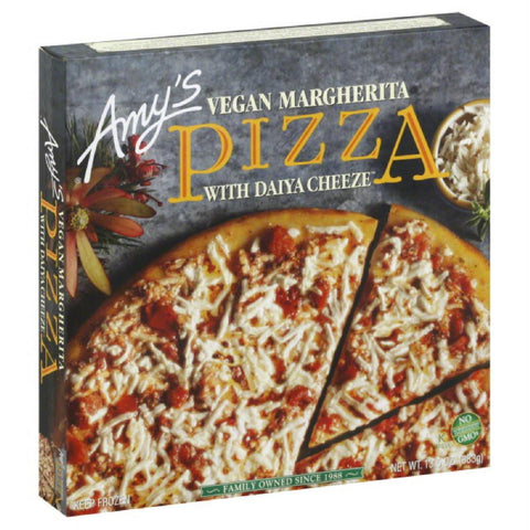 Amys Vegan Margherita Pizza with Daiya Cheeze, 13.5 Oz (Pack of 8)