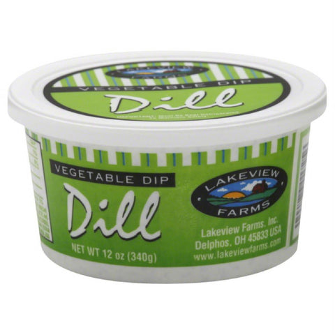 Lakeview Farms Dill Vegetable Dip, 12 Oz (Pack of 6)