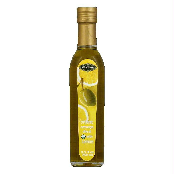 Fratelli Mantova Organic Lemon Extra Virgin Olive Oil, 8.5 FO (Pack of 6)