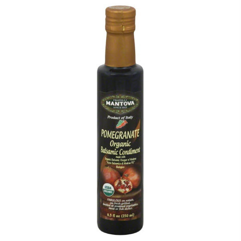 Mantova Pomegranate Organic Balsamic Condiment, 8.5 Fo (Pack of 6)