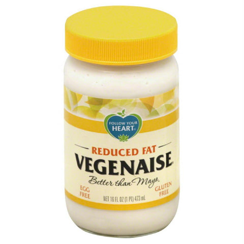 Follow Your Heart Reduced Fat Vegenaise, 16 Oz (Pack of 6)