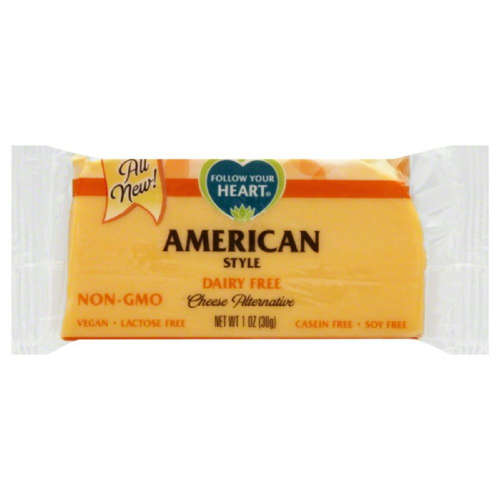 Follow Your Heart American Style Dairy Free Cheese Alternative, 1 Oz (Pack of 60)