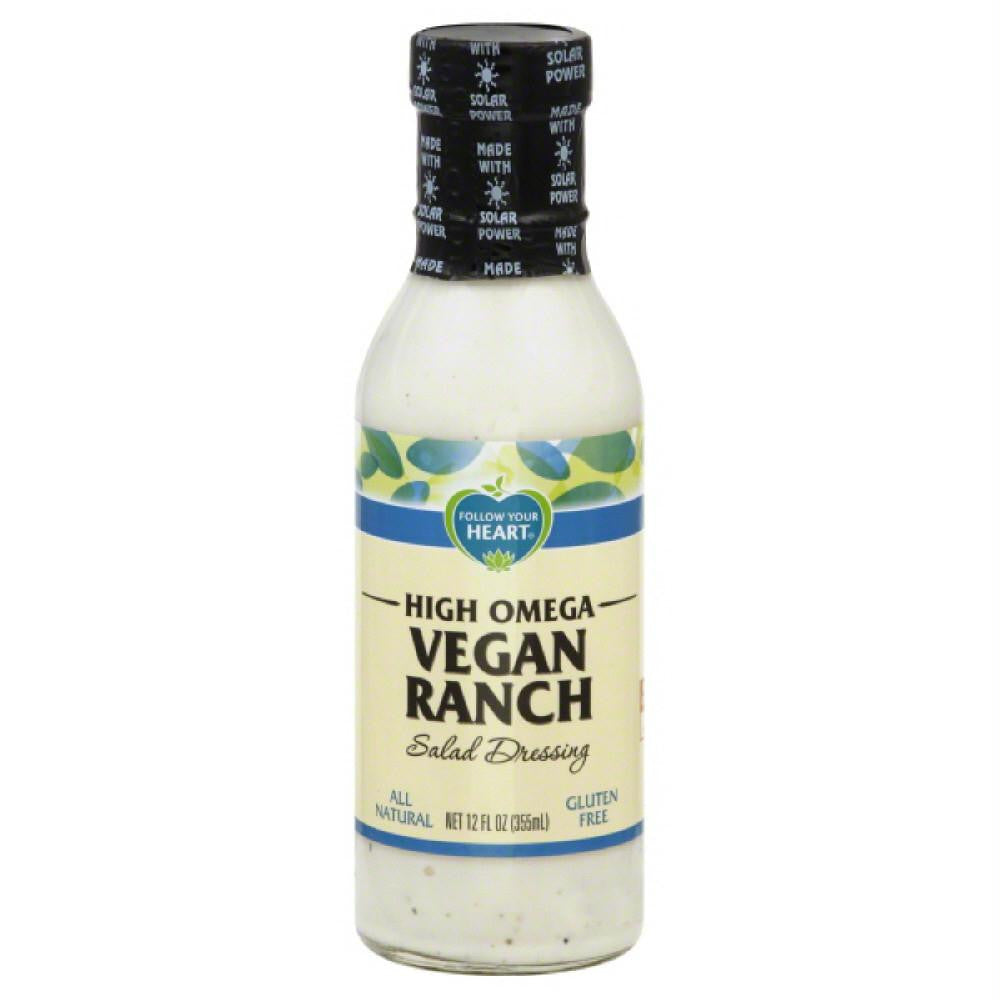 Follow Your Heart High Omega Vegan Ranch Salad Dressing, 12 Oz (Pack of 6)