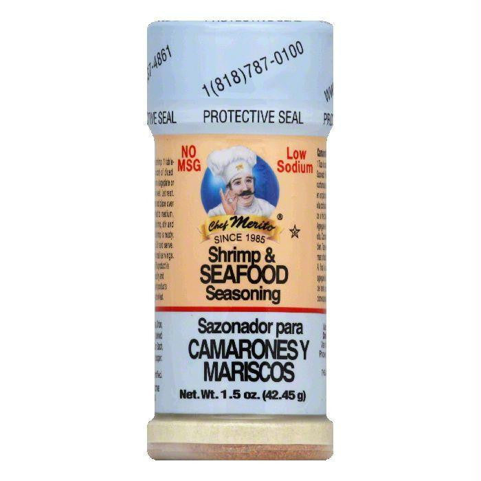 Chef Merito Shrimp & Seafood Seasoning, 1.5 Oz (Pack of 6)