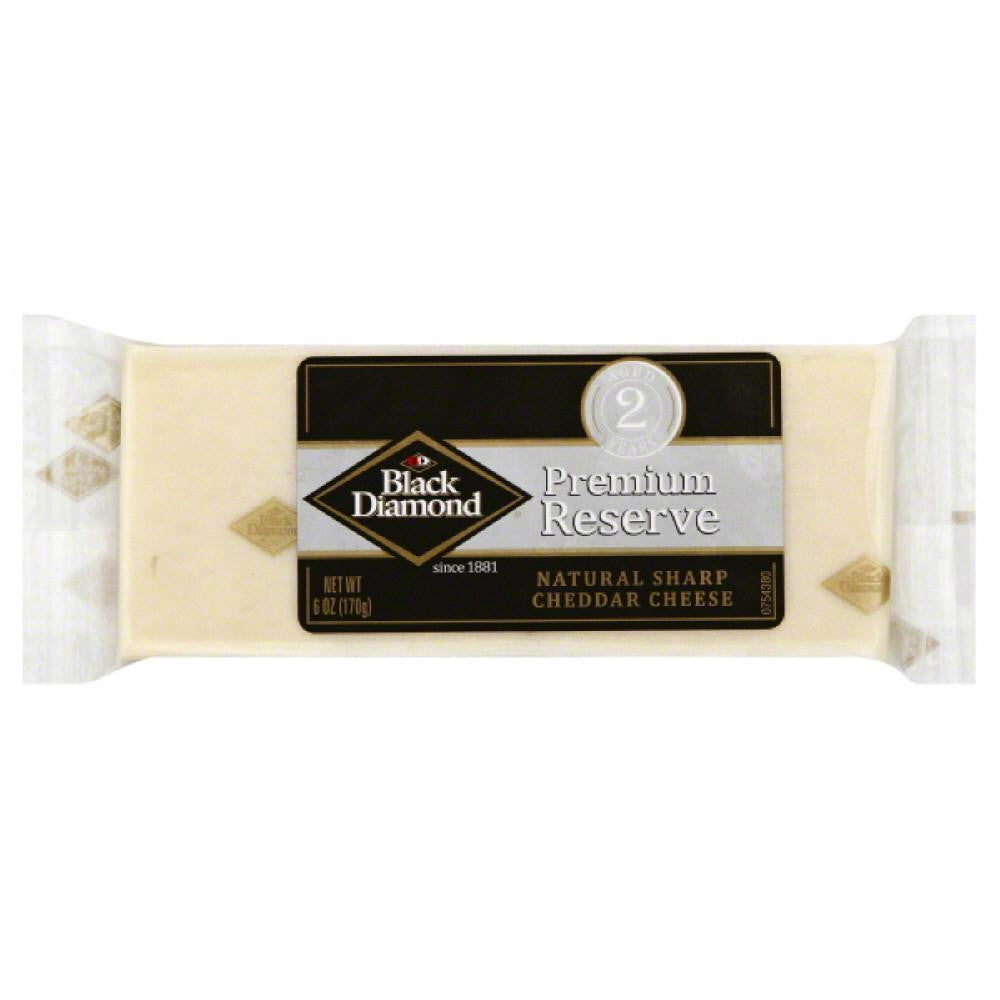 Black Diamond Natural Sharp Cheddar Cheese, 6 Oz (Pack of 12)