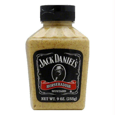 Jack Daniels Mustard Horseradish, 9 OZ (Pack of 6)