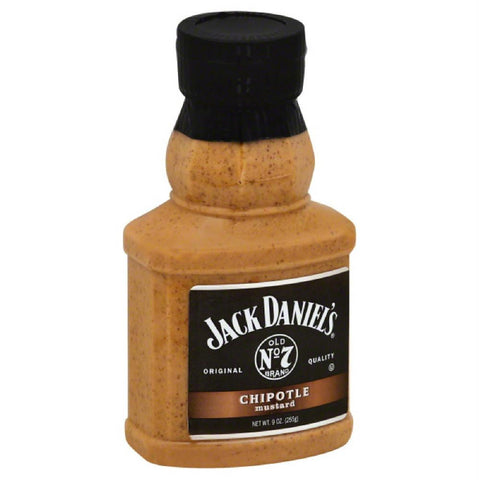 Jack Daniels Chipotle Mustard, 9 Oz (Pack of 6)