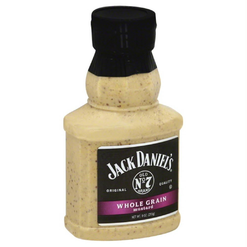 Jack Daniels Mustard Whole Grain, 9 Oz (Pack of 6)