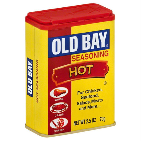 Old Bay Hot Seasoning, 2.5 Oz (Pack of 12)