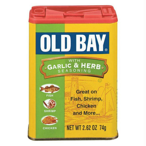 Old Bay W-Garlic & Herb Seasoning 2.62 Oz Shaker (Pack of 12)