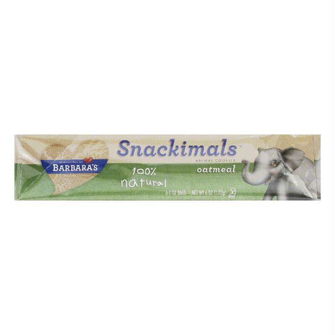 Barbara's Tray Wheat Free Oatmeal Snackimals, 6 OZ (Pack of 6)