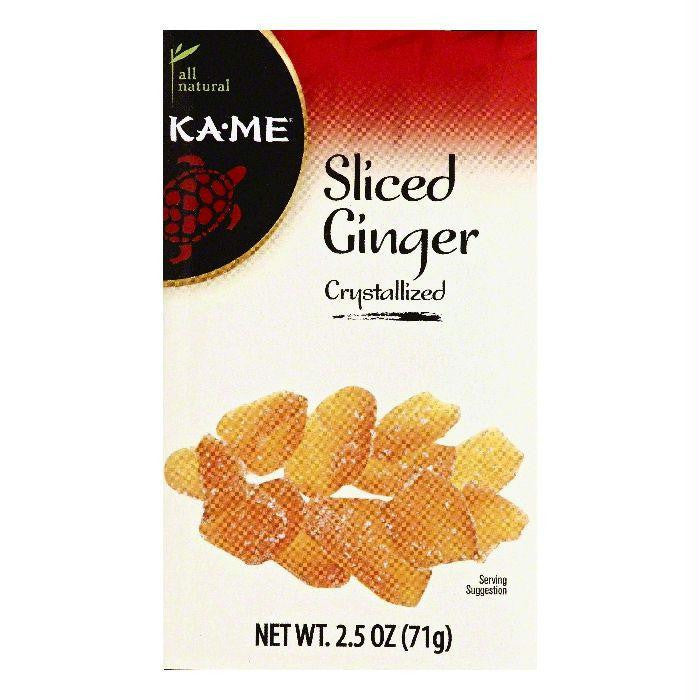 Ka Me Crystallized Sliced Ginger, 2.5 OZ (Pack of 12)