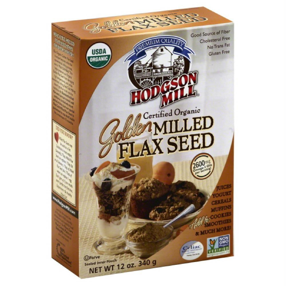 Hodgson Mill Golden Milled Flax Seed, 12 Oz (Pack of 6)