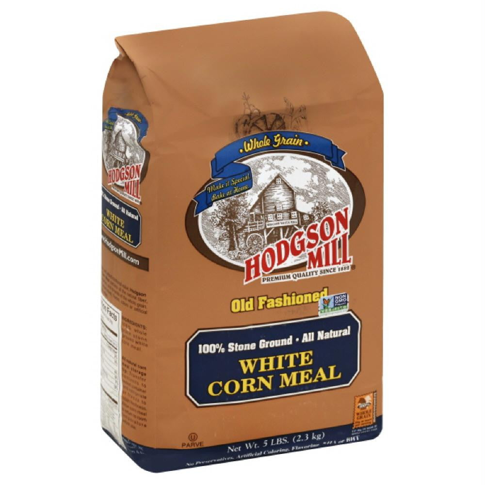 Hodgson Mill Old Fashioned White Corn Meal, 5 Lb (Pack of 6)