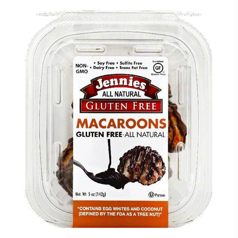 Jennies Chocolate Drizzled Macaroons, 5 OZ (Pack of 12)