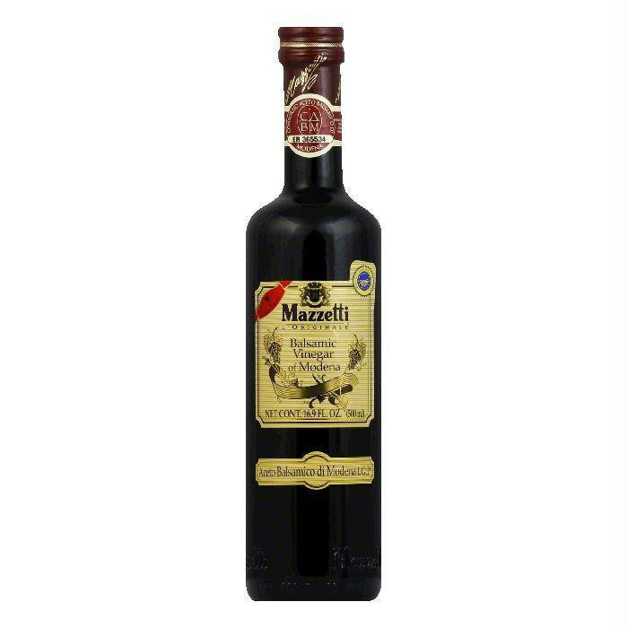 Mazzetti Balsamic Vinegar Round Bottle, 16.9 OZ (Pack of 12)