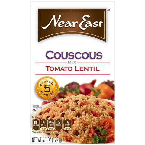 Near East Tomato Lentil Couscous Mix 6.1 Oz  (Pack of 12)