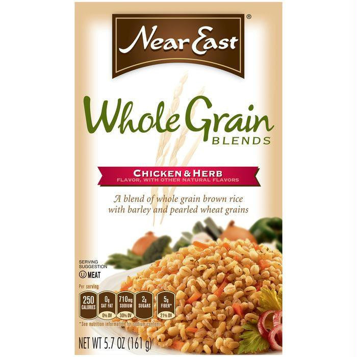 Near East Chicken & Herbs Whole Grain Blends 5.7 Oz  (Pack of 12)