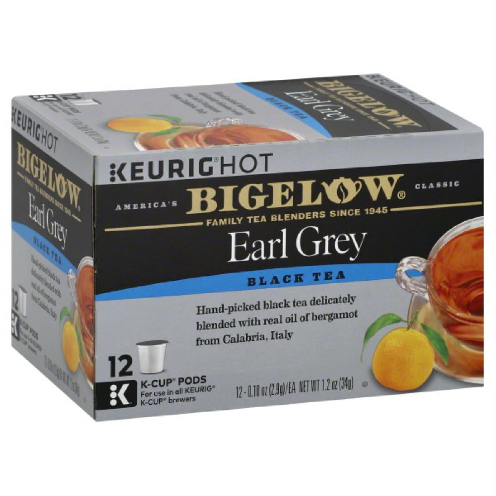 Bigelow Earl Grey Black Tea K-Cup Pods, 12 Ea (Pack of 6)