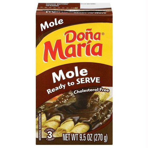 Dona Maria Mole Sauce 9.5 Oz Carton (Pack of 27)