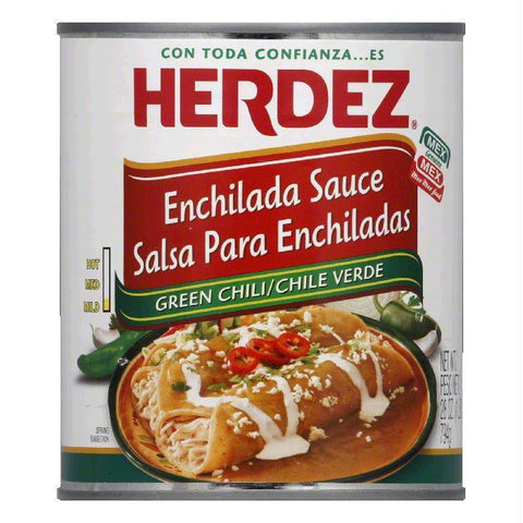 Herdez Mild Green Chili Enchilada Sauce, 28 OZ (Pack of 12)