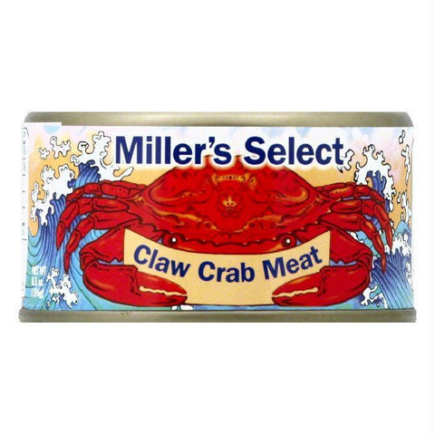 Millers Select Claw Crab Meat, 6.5 OZ (Pack of 12)