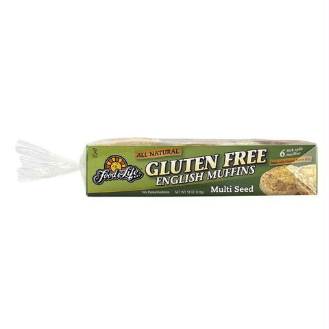 Food For Life Wheat Free Gluten Free Multi Seed English Muffins, 18 Oz (Pack of 6)