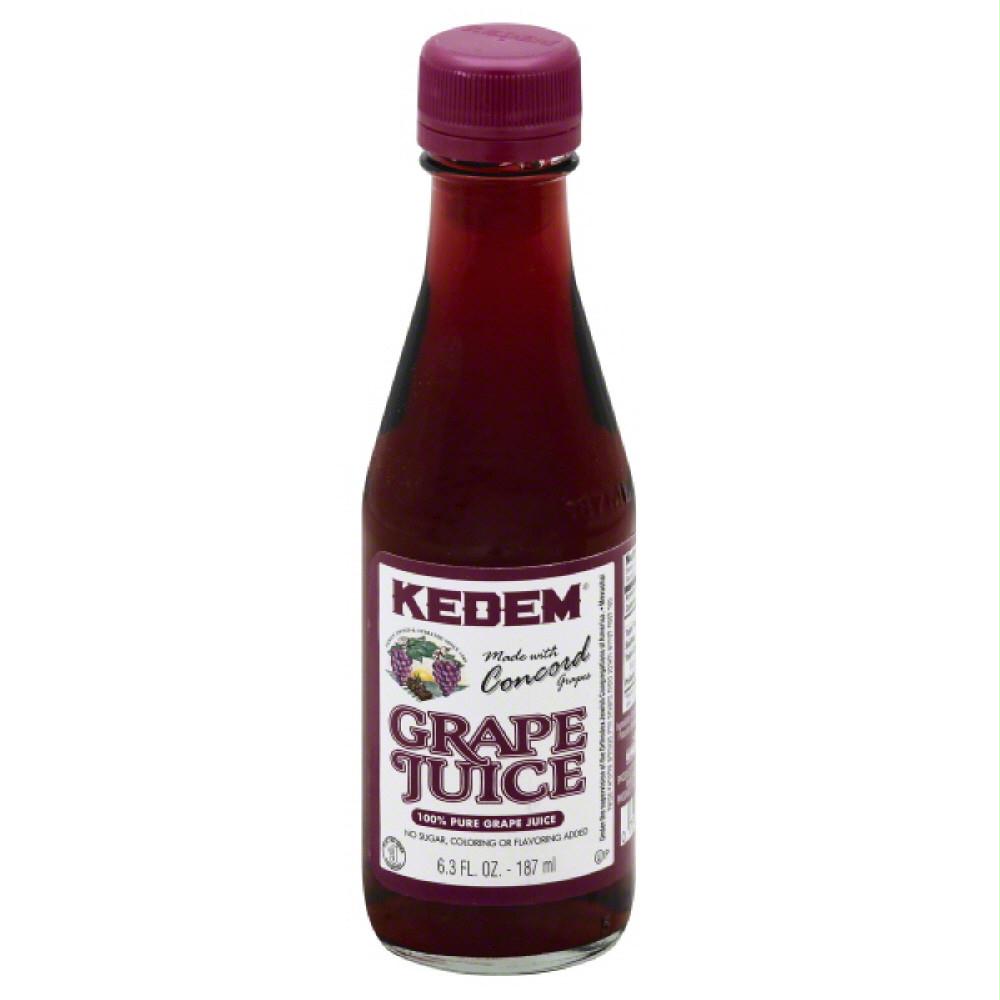 Kedem 100% Pure Grape Juice, 6.3 Fo (Pack of 12)