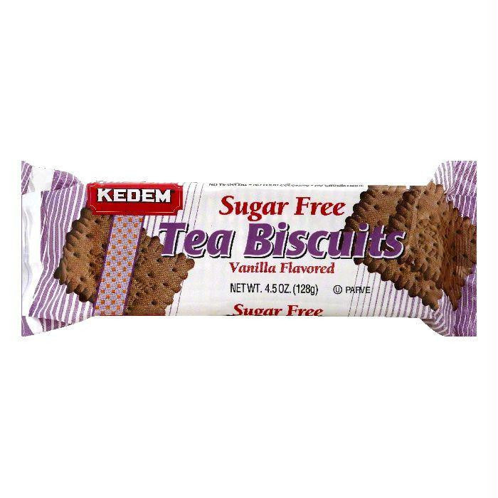 Kedem Vanilla Flavored Sugar Free Tea Biscuits, 4.5 OZ (Pack of 24)