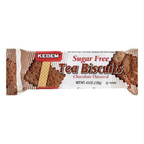 Kedem Chocolate Flavored Sugar Free Tea Biscuits, 4.5 OZ (Pack of 24)