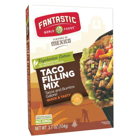 Fantastic World Foods Taco Filling, 3.7 Oz (Pack of 6)