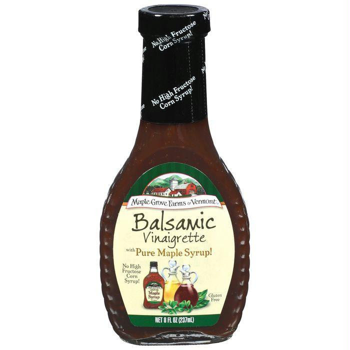 Maple Grove Farms Balsamic Vinaigrette Dressing 8 Oz   (Pack of 6)