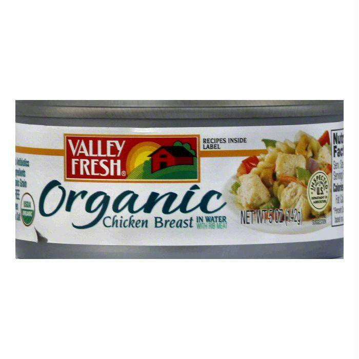 Valley Fresh White Organic Chicken, 5 OZ (Pack of 12)