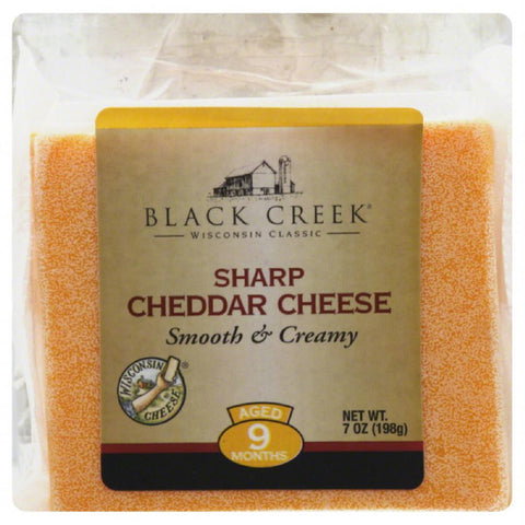 Black Creek Sharp Cheddar Cheese, 7 Oz (Pack of 18)