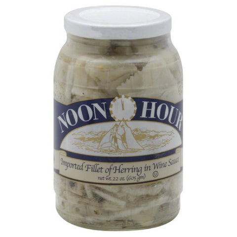 Noon Hour Fillet of Herring Wine Sauce, 22 Oz (Pack of 6)