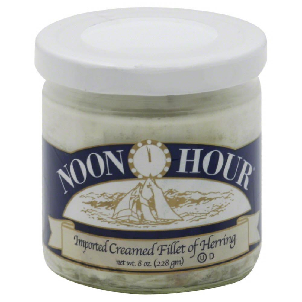 Noon Hour Creamed Imported Fillet of Herring, 8 Oz (Pack of 12)