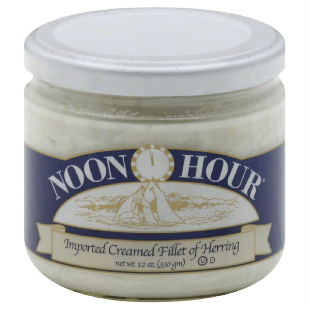 Noon Hour Creamed Fillet Herring, 12 Oz (Pack of 12)