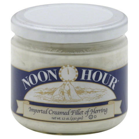 Noon Hour Creamed Fillet Herring, 12 Oz (Pack of 12)