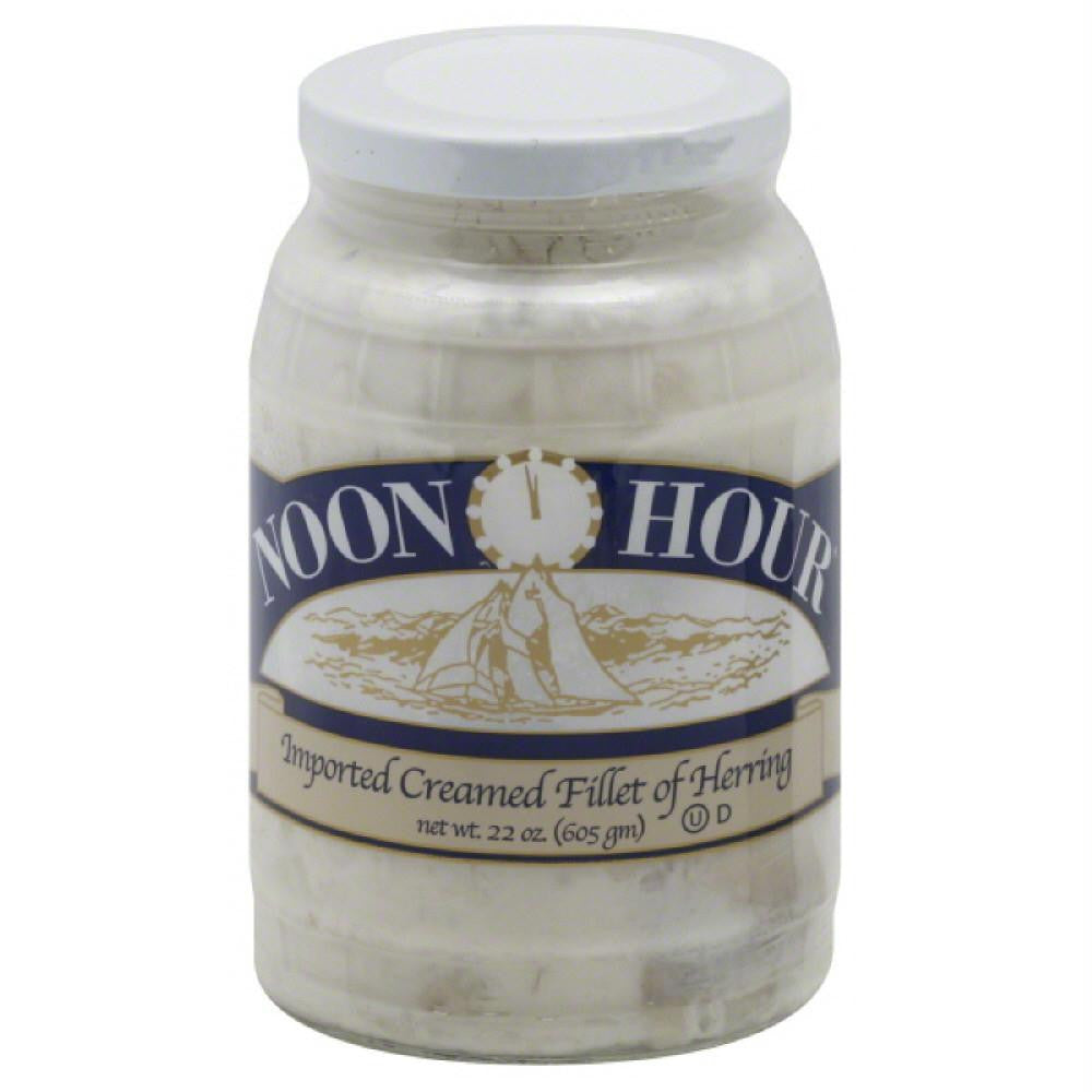 Noon Hour Imported Creamed Fillet of Herring, 22 Oz (Pack of 6)