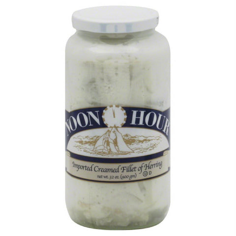 Noon Hour Imported Creamed Fillet of Herring, 32 Oz (Pack of 6)