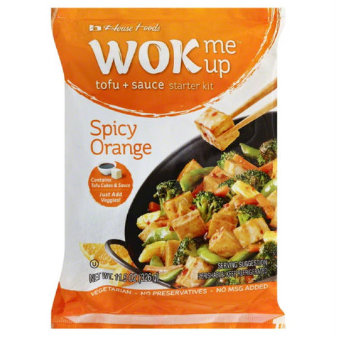 House Foods Spicy Orange Tofu + Sauce, 11.5 Oz (Pack of 6)