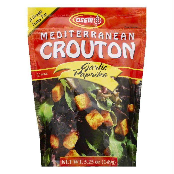 Osem Garlic Paprika Mediterranean Crouton, 5.25 OZ (Pack of 8)